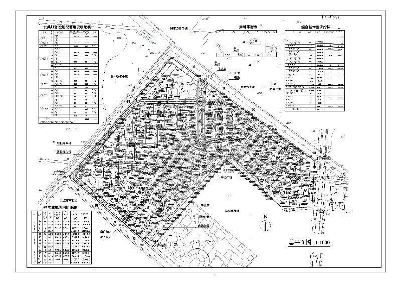 居住区规划CAD图库