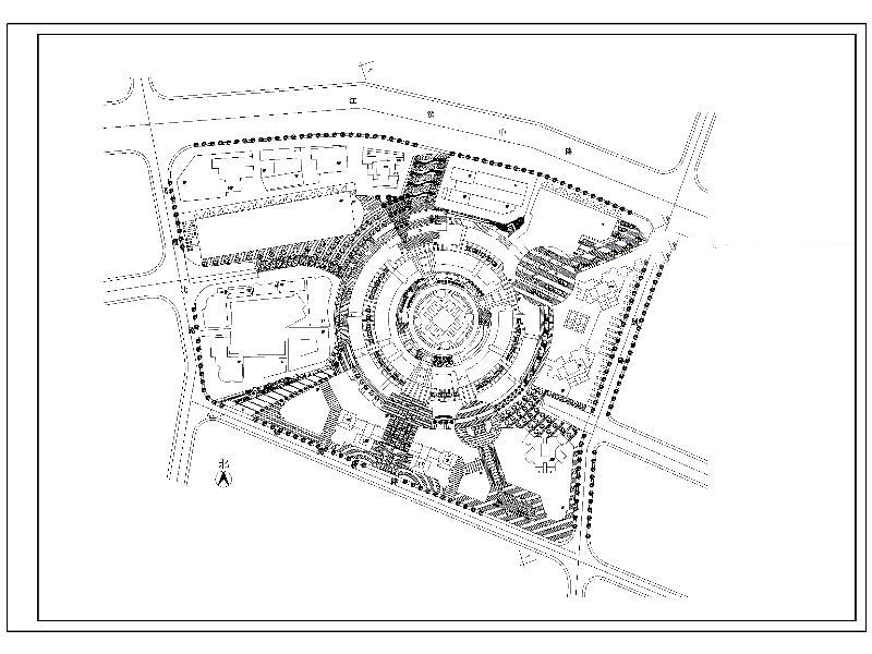 广场规划cad图