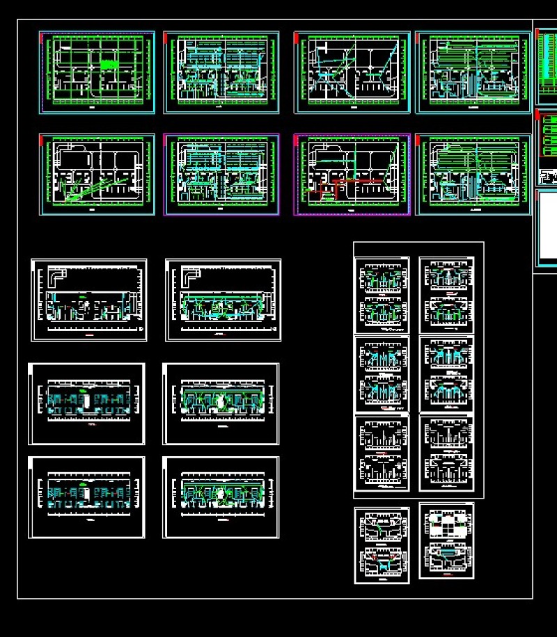 高层公寓电气全套CAD施工图