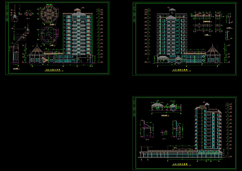 <a href=https://www.yitu.cn/su/8159.html target=_blank class=infotextkey>楼</a>房建筑立面cad<a href=https://www.yitu.cn/su/7937.html target=_blank class=infotextkey>图纸</a>