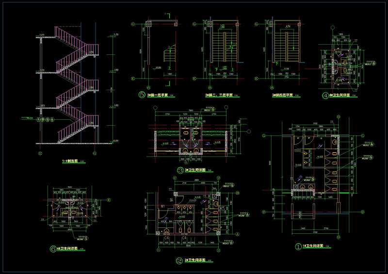 三号<a href=https://www.yitu.cn/sketchup/louti/index.html target=_blank class=infotextkey><a href=https://www.yitu.cn/su/6782.html target=_blank class=infotextkey><a href=https://www.yitu.cn/su/8159.html target=_blank class=infotextkey>楼</a>梯</a></a>cad详图