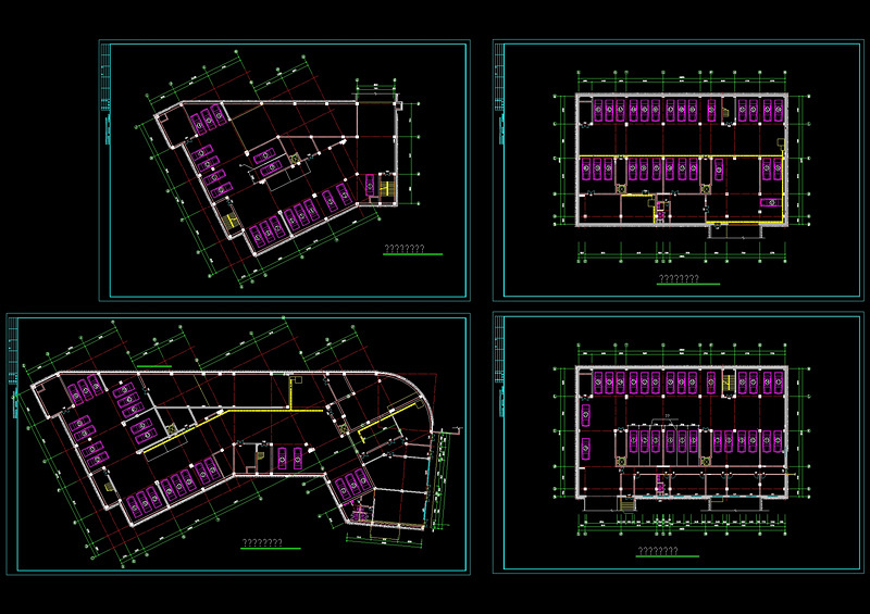 某<a href=https://www.yitu.cn/su/7987.html target=_blank class=infotextkey>小区</a><a href=https://www.yitu.cn/su/7872.html target=_blank class=infotextkey>地</a>下车库<a href=https://www.yitu.cn/su/7392.html target=_blank class=infotextkey>平面</a>cad方案图