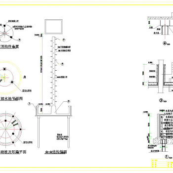 水塔cad图纸