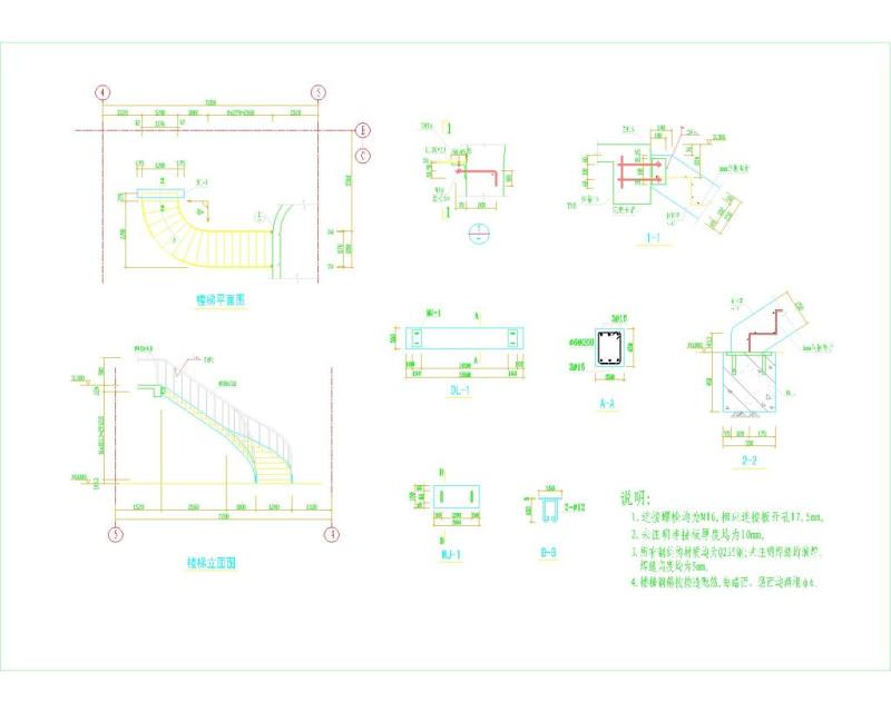 圆弧<a href=https://www.yitu.cn/sketchup/louti/index.html target=_blank class=infotextkey><a href=https://www.yitu.cn/su/6782.html target=_blank class=infotextkey><a href=https://www.yitu.cn/su/8159.html target=_blank class=infotextkey>楼</a>梯</a></a>CAD