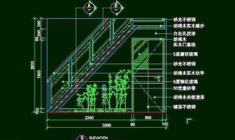 CAD之复式住宅