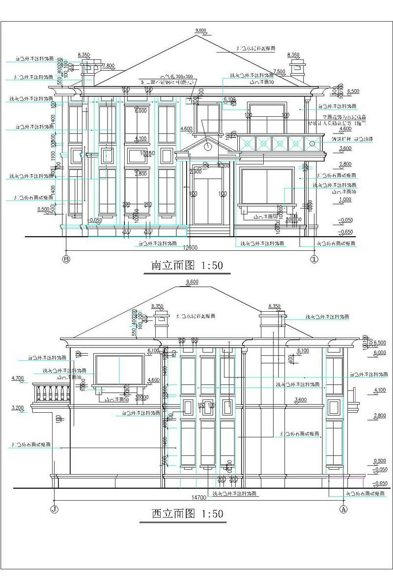 别墅CAD<a href=https://www.yitu.cn/su/7937.html target=_blank class=infotextkey>图纸</a>