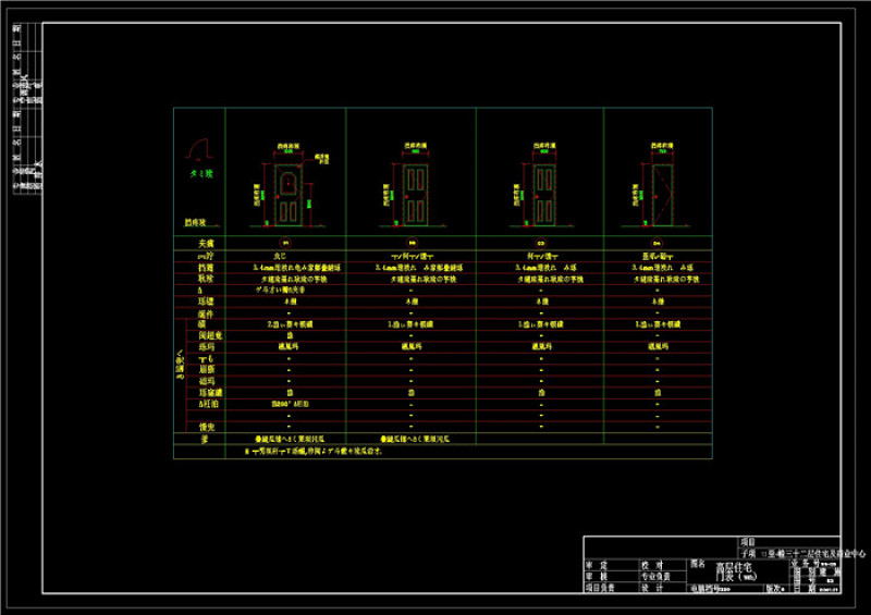 表格CAD<a href=https://www.yitu.cn/su/7937.html target=_blank class=infotextkey>图纸</a>