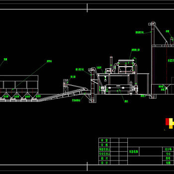 水泥粉磨CAD机械图纸