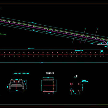 皮带运输机CAD机械图纸