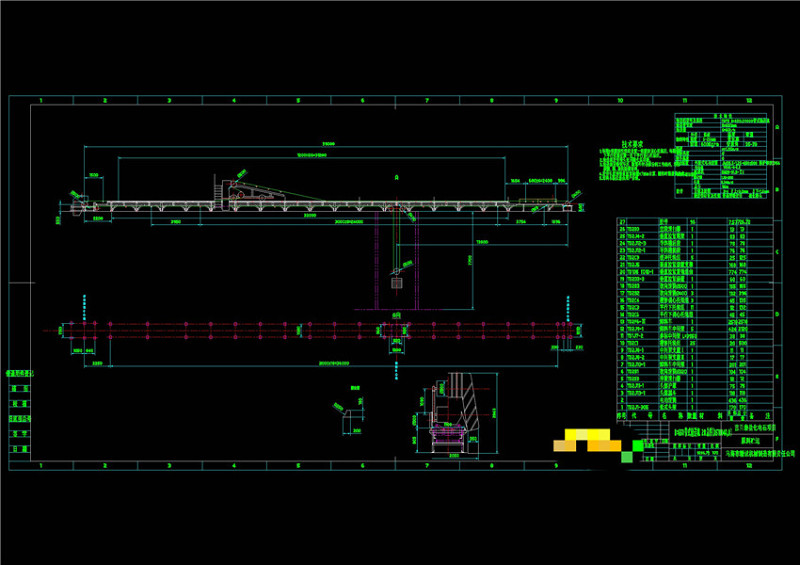 带式输送机总图CAD机械<a href=https://www.yitu.cn/su/7937.html target=_blank class=infotextkey>图纸</a>
