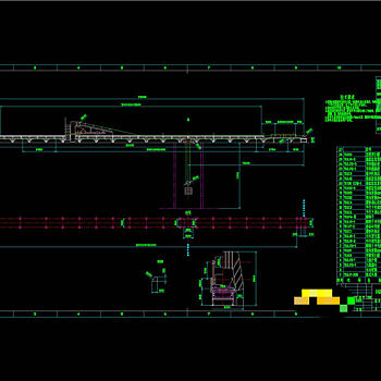 带式输送机总图CAD机械图纸