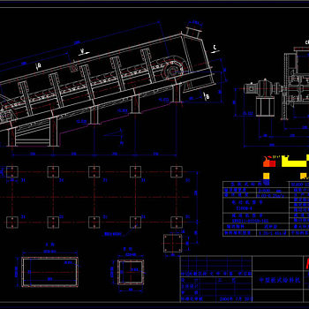 板喂机CAD机械图纸