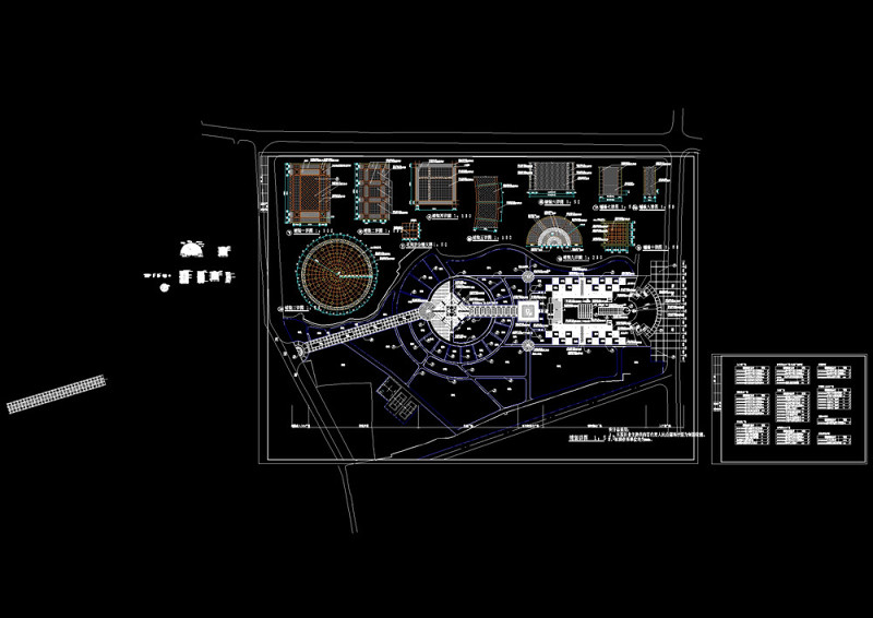 某<a href=https://www.yitu.cn/su/6806.html target=_blank class=infotextkey>公园</a>全套景观cad图稿