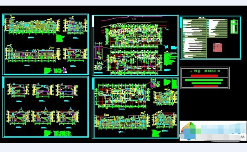 某商铺建筑施工图CAD<a href=https://www.yitu.cn/su/7590.html target=_blank class=infotextkey>设计</a>图下载