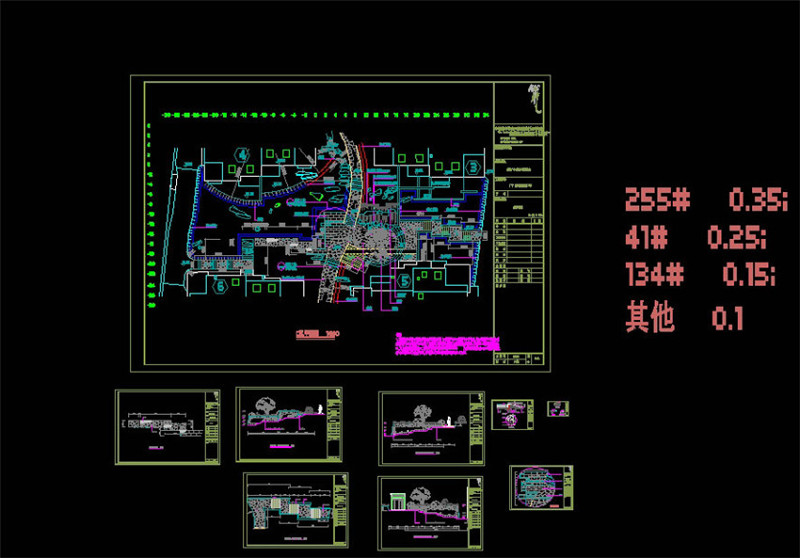 吴<a href=https://www.yitu.cn/su/8101.html target=_blank class=infotextkey>山</a>C区CAD景观<a href=https://www.yitu.cn/su/7937.html target=_blank class=infotextkey>图纸</a>