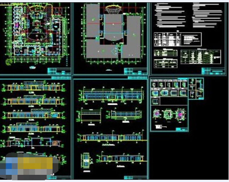 大型<a href=https://www.yitu.cn/sketchup/shoulouchu/index.html target=_blank class=infotextkey>售<a href=https://www.yitu.cn/su/8159.html target=_blank class=infotextkey>楼</a>处</a>建筑<a href=https://www.yitu.cn/su/7590.html target=_blank class=infotextkey>设计</a>施工工程cad<a href=https://www.yitu.cn/su/7937.html target=_blank class=infotextkey>图纸</a>