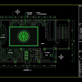 舞厅cad图纸