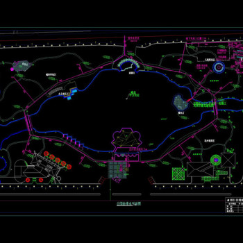 嘉兴秀洲公园cad图纸
