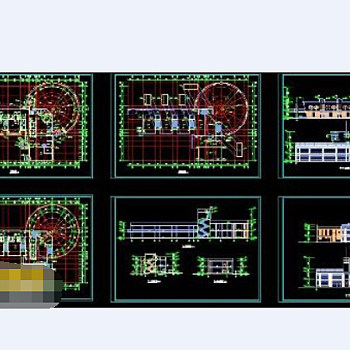 某大型幼儿园cad建筑施工设计图纸