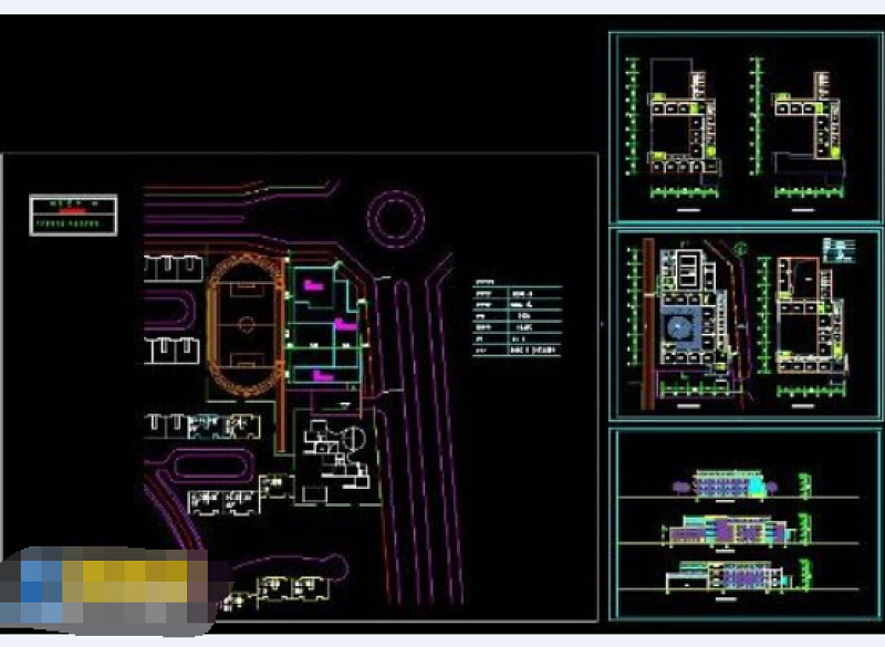 小学全套cad建筑施工<a href=https://www.yitu.cn/su/7937.html target=_blank class=infotextkey>图纸</a>