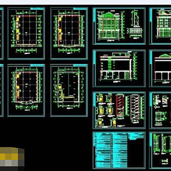 综合办公大楼全套cad建筑施工图纸