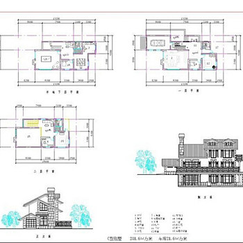 别墅CAD图纸