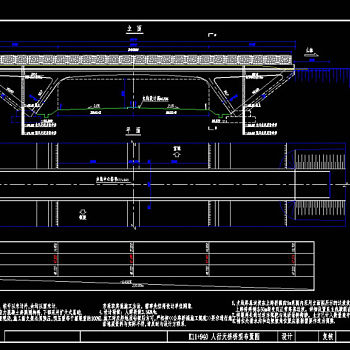 桥梁cad设计图纸素材