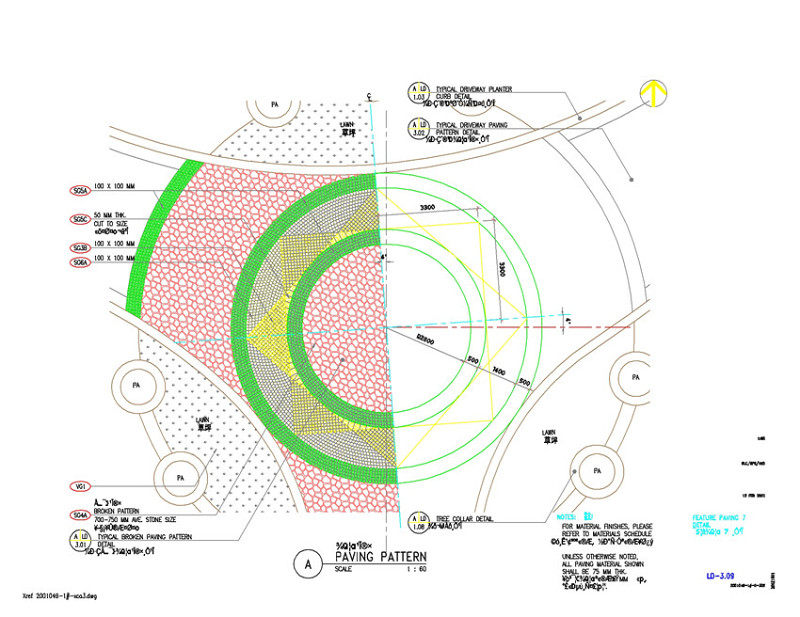 龙湖香樟林设计CAD景观图纸