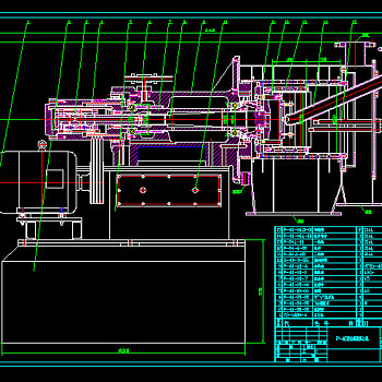 P-40双极活塞退料离心机CAD图纸