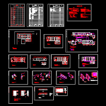 800吨印染废水工程套图CAD图纸
