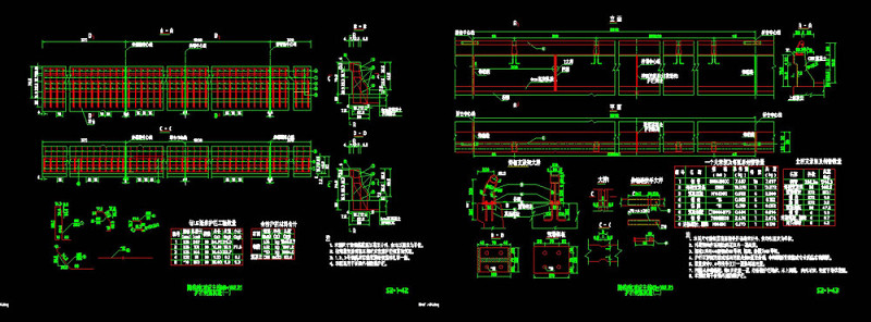 护栏钢筋构造cad<a href=https://www.yitu.cn/su/7937.html target=_blank class=infotextkey>图纸</a>