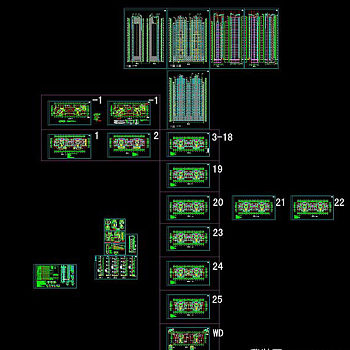 高层住宅cad施工图