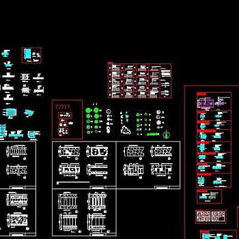 景观园路及相关CAD施工图集