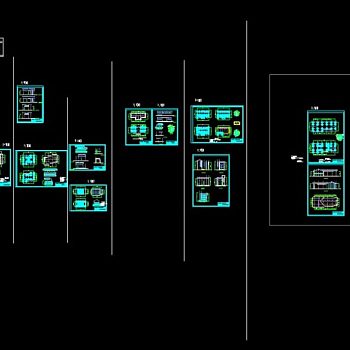 湖北某A级风景区民俗村建筑整套cad