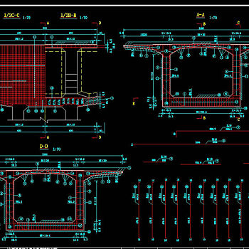 普通钢筋构造图cad图纸