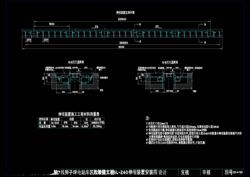 伸缩装置cad<a href=https://www.yitu.cn/su/7937.html target=_blank class=infotextkey>图纸</a>