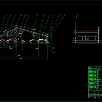 筛箱cad机械工业图纸