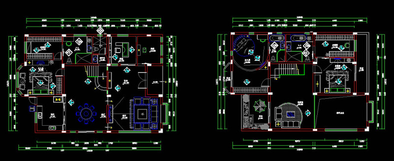 住宅<a href=https://www.yitu.cn/su/7392.html target=_blank class=infotextkey>平面</a>cad<a href=https://www.yitu.cn/su/7937.html target=_blank class=infotextkey>图纸</a>