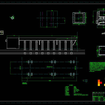 链板机总图初设图CAD机械图纸