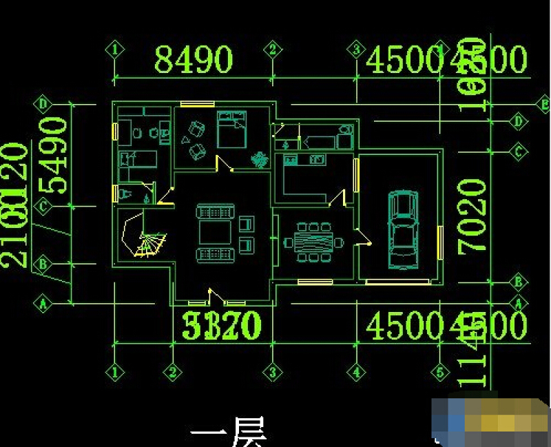 二层别墅<a href=https://www.yitu.cn/su/7590.html target=_blank class=infotextkey>设计</a><a href=https://www.yitu.cn/su/7937.html target=_blank class=infotextkey>图纸</a>cad