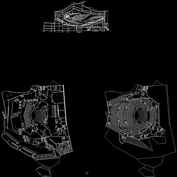 柏林爱乐音乐厅cad图纸