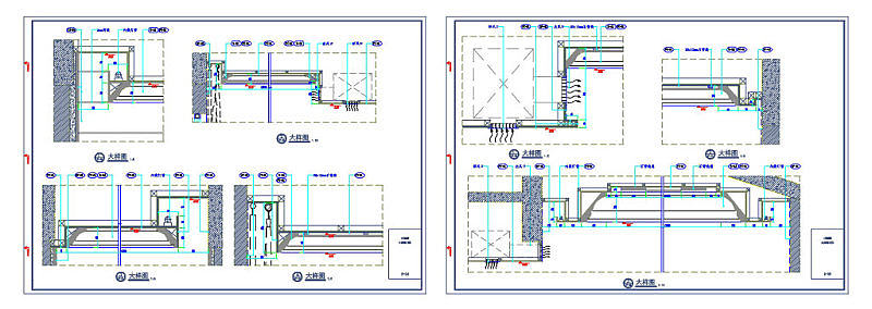 天花大样图cad图纸