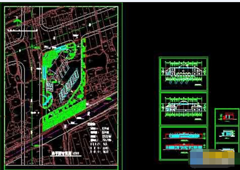 建筑cad全套施工<a href=https://www.yitu.cn/su/7937.html target=_blank class=infotextkey>图纸</a>