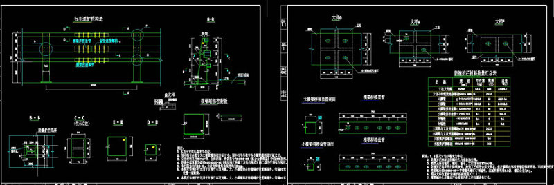 行车道护栏布置图cad<a href=https://www.yitu.cn/su/7937.html target=_blank class=infotextkey>图纸</a>