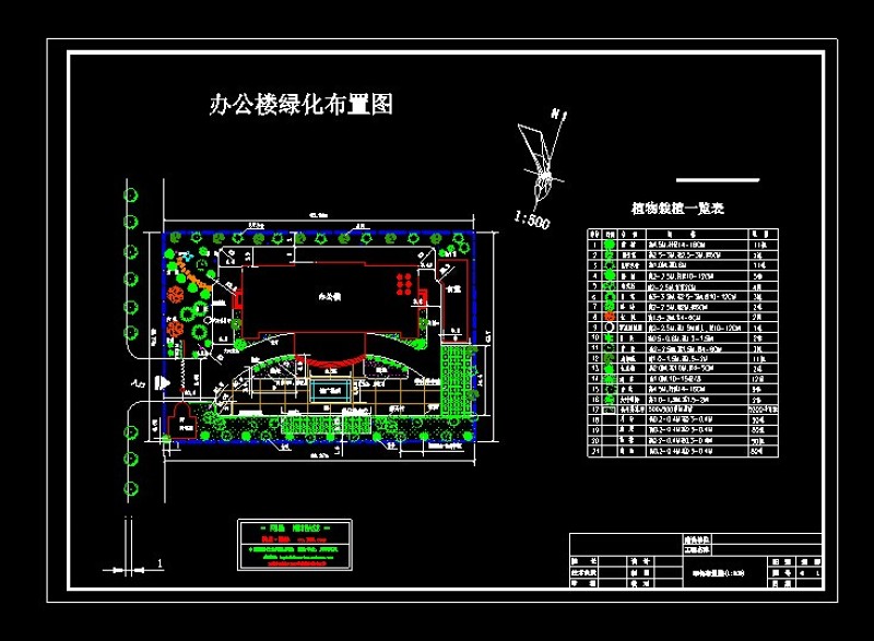 某商务<a href=https://www.yitu.cn/su/8159.html target=_blank class=infotextkey>楼</a><a href=https://www.yitu.cn/su/7558.html target=_blank class=infotextkey>绿化</a>CAD施工<a href=https://www.yitu.cn/su/7937.html target=_blank class=infotextkey>图纸</a>