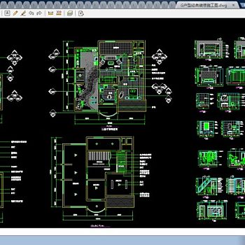 几十种户型CAD图纸下载