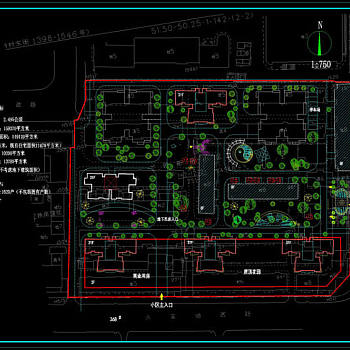 小区规划方案cad图纸
