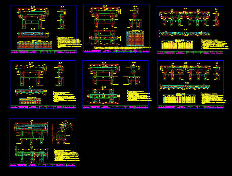 引<a href=https://www.yitu.cn/su/8137.html target=_blank class=infotextkey>桥</a>墩台一般构造cad图稿