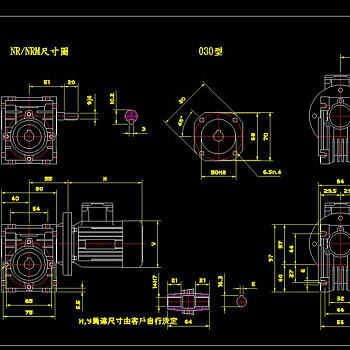 机械效果展示CAD机械图纸