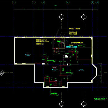 地下室cad图纸